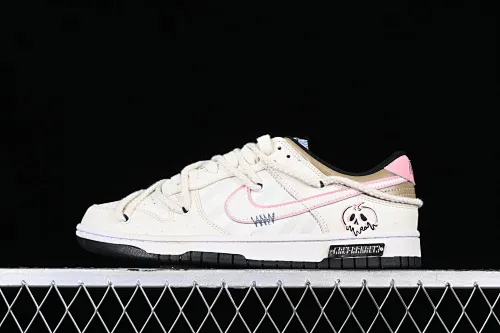 All Categories Nk SB Dunk Series Nk SB Dunk Low Low-top Sneakers Customized Big Box Nk Dunk Low Panda Prank Street Dance Theme-Pink Jumping SB Strappy Low-top Casual Sneakers DD1391-100